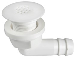 Shower nylon drainer w/filter 38 mm 